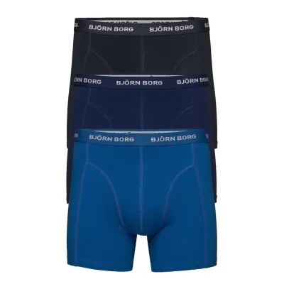 Björn Borg Cotton Stretch Boxer 3P - Blue - M