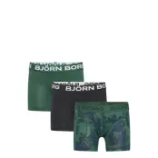 Björn Borg Cotton Stretch Boxer 3P Grön