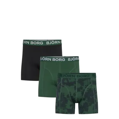 Björn Borg Cotton Stretch Boxer 3P Grön