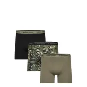 Björn Borg Cotton Stretch Boxer 3P - Khaki green - M