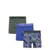 Björn Borg Cotton Stretch Boxer 3P - Khaki green - S