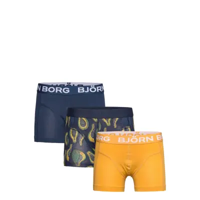 Björn Borg Cotton Stretch Boxer 3P Marinblå