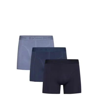 Björn Borg Cotton Stretch Boxer 3P Marinblå