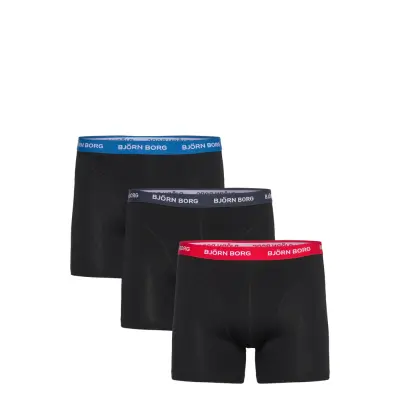 Björn Borg Cotton Stretch Boxer 3P Svart