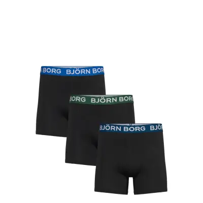 Björn Borg Cotton Stretch Boxer 3P Svart