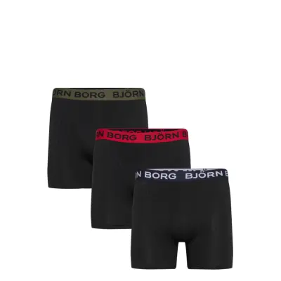 Björn Borg Cotton Stretch Boxer 3P Svart