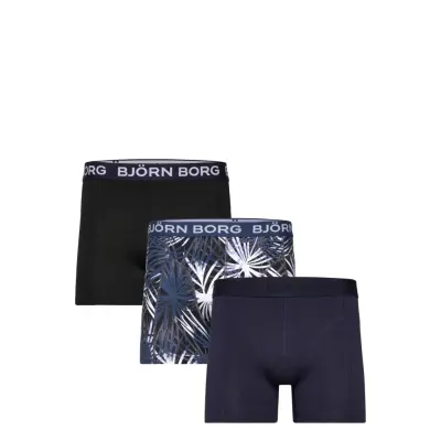 Björn Borg Cotton Stretch Boxer 3P Svart