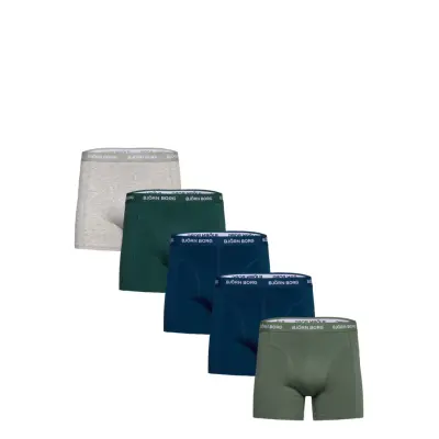 Björn Borg Cotton Stretch Boxer 5P Blå