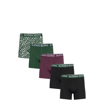 Björn Borg Cotton Stretch Boxer 5P Grön