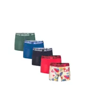 Björn Borg Cotton Stretch Boxer 5P - Khaki green - 110-116