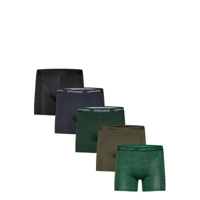Björn Borg Cotton Stretch Boxer 5P Khaki Green
