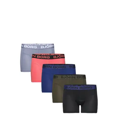 Björn Borg Cotton Stretch Boxer 5P Marinblå