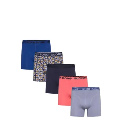 Björn Borg Cotton Stretch Boxer 5P Multi/patterned