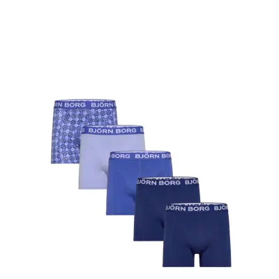 Björn Borg Cotton Stretch Boxer 5P - Navy - M