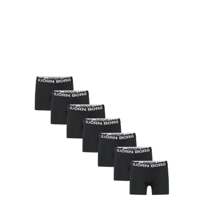 Björn Borg Cotton Stretch Boxer 7P - Black - 170