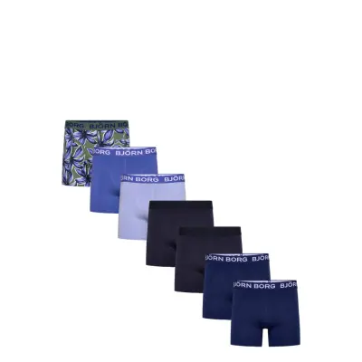 Björn Borg Cotton Stretch Boxer 7P - Blue - XL