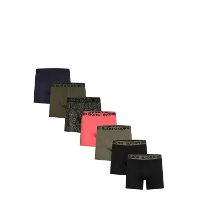 Björn Borg Cotton Stretch Boxer 7P Multi/patterned