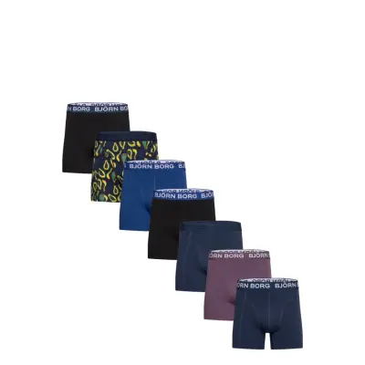 Björn Borg Cotton Stretch Boxer 7P Svart