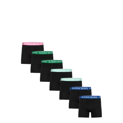 Björn Borg Cotton Stretch Boxer 7P Svart