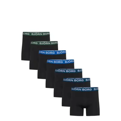 Björn Borg Cotton Stretch Boxer 7P Svart