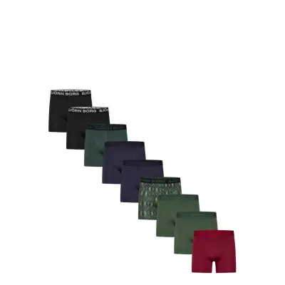 Björn Borg Cotton Stretch Boxer 9P Grön