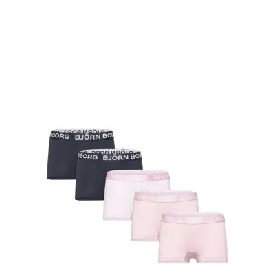 Björn Borg Cotton Stretch Boxer Shorts 5P - Multi/patterned - 158-164