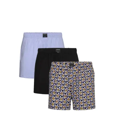 Björn Borg Cotton Stretch Jersey Boxer Shorts 3P Multi/patterned