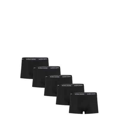 Björn Borg Cotton Stretch Trunk 5P - Black - XL