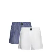 Björn Borg Cotton Stretch Woven Boxer Shorts 2P - Multi/patterned - XL