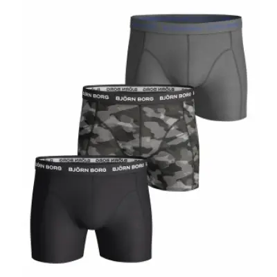 Björn Borg Essential Camoline Shorts 3-pack * Fri Frakt *