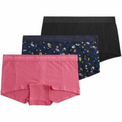 Björn Borg 3-pack Essentials Paper Flower Mini Shorts * Fri Frakt *