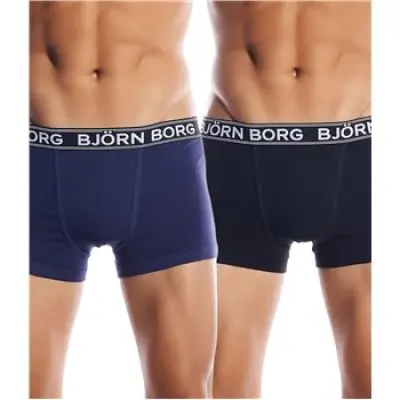 Björn Borg Iconic Cotton Trunk 2-pack * Fri Frakt *