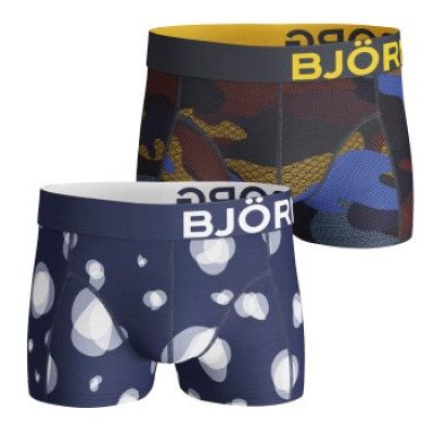 Björn Borg Liquid Dot Contrast Camo Short Shorts 2-pack * Fri Frakt *