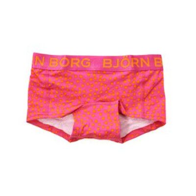 Björn Borg Native Dot Girls Mini Shorts Very Berry * Fri Frakt * * Kampanj *