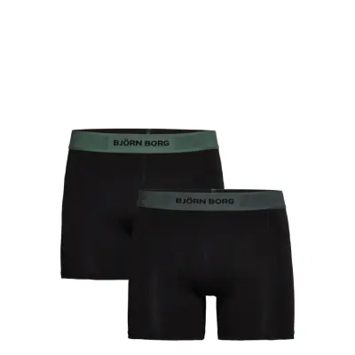 Björn Borg Organic Cotton Stretch Boxer 2P Svart
