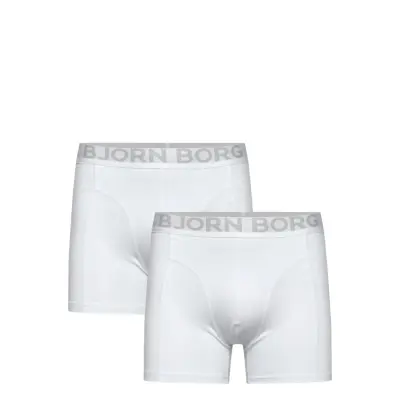 Björn Borg Organic Cotton Stretch Boxer 2P - White - XL