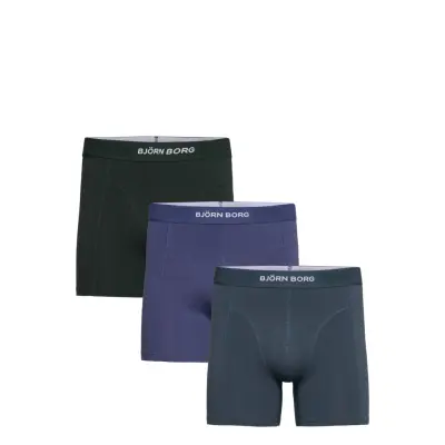Björn Borg Organic Cotton Stretch Boxer 3P Multi/patterned