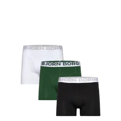 Björn Borg Organic Cotton Stretch Boxer 3P - Multi/patterned - XXL