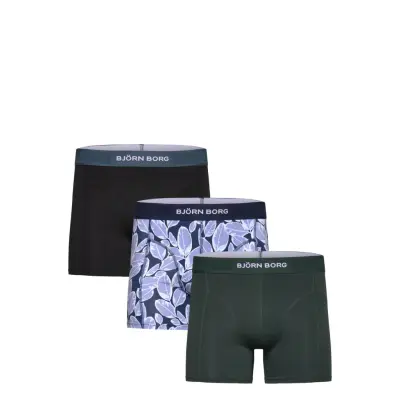 Björn Borg Organic Cotton Stretch Boxer 3P Svart