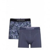 Björn Borg Premium Cotton Stretch Boxer 2P Marinblå