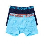 Björn Borg Seasonal Solid Boys Shorts Peacoat 2-pack * Fri Frakt * * Kampanj *