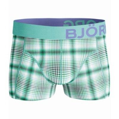 Björn Borg Short Shorts Aqua Check * Fri Frakt *