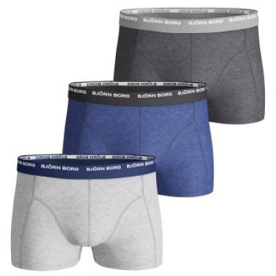 Björn Borg Short Shorts Basic Contrast 3-pack * Fri Frakt *