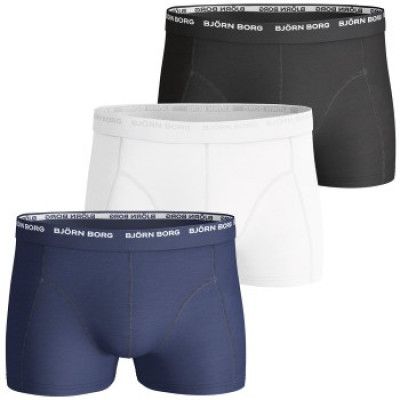 Björn Borg Short Shorts Basic Solid 3-pack * Fri Frakt *