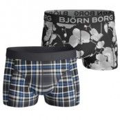 Björn Borg Short Shorts Check and Toxic Orchid 2-pack * Fri Frakt * * Kampanj *