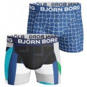 Björn Borg Shorts Colour Block and Pool Check 2-pack * Fri Frakt *