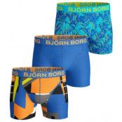 Björn Borg 3-pack Shorts Multi Collage and Tropical Blue * Fri Frakt *