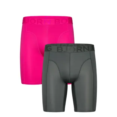 Björn Borg Sports Lightweight Long Boxer 2P Rosa