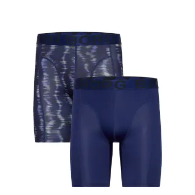 Björn Borg Sports Lightweight Long Leg Boxer 2P - Navy - XL