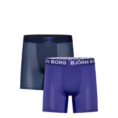 Björn Borg Sports Microfiber Boxer 2P Blå
